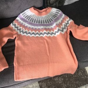 Chunky pastel sweater